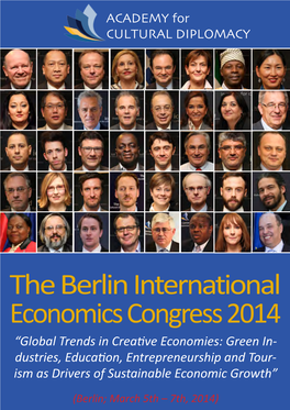 The Berlin International Economics Congress 2014