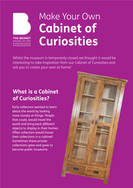 Make Your Own Cabinet of Curiosities