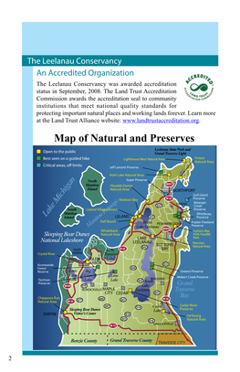 Map of Natural and Preserves