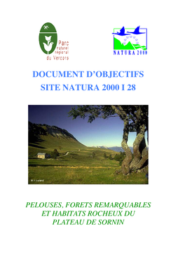 Document D'objectifs Site Natura 2000 I 28