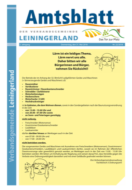 Verbandsgemeinde Leiningerland