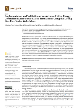 Implementation and Validation of an Advanced Wind Energy Controller in Aero-Servo-Elastic Simulations Using the Lifting Line Free Vortex Wake Model