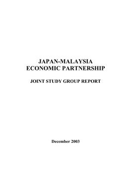 Japan-Malaysia Economic Partnership