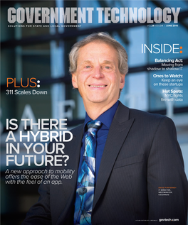 GOVERNMENT TECHNOLOGY Magazine June 2015