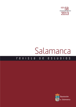 SALAMANCA Revista De Estudios, 2013, N.º 58