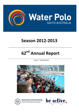 62 Annual Report Season 2012-2013