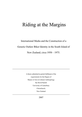 Riding at the Margins