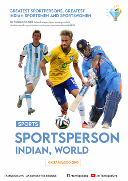 Greatest Sportperson India World