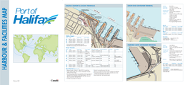 Port of Halifax Harbour and Facilities Map (PDF)