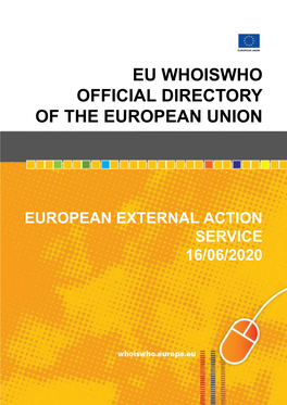 European External Action Service 16/06/2020