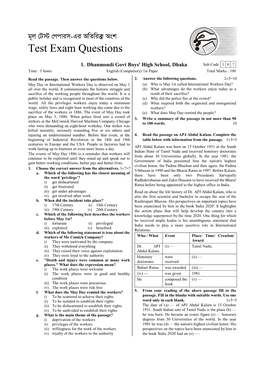 Test Exam Questions 1 G J †U÷ †Ccvim-Gi Awzwi³ Ask