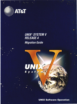 SYSTEM V RELEASE 4 Migration Guide