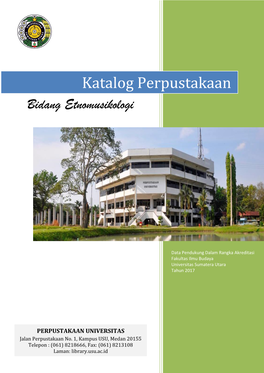 Katalog Perpustakaan Bidang Etnomusikologi