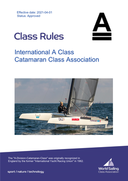 World Sailing Document