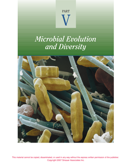 Microbial Evolution and Diversity