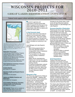 GLRI Fact Sheet