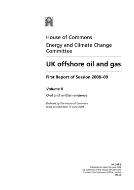 UK Offshore Oil and Gas