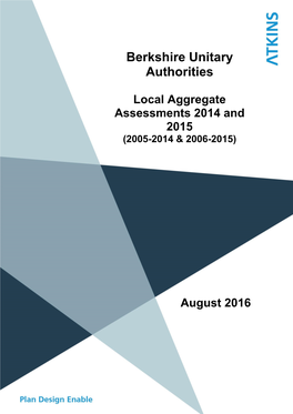 Berkshire Local Aggregate Assessment 2014 and 2015