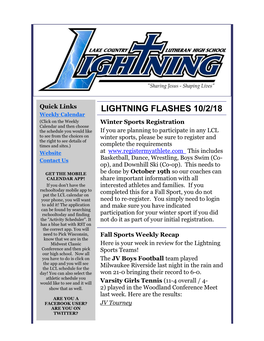 Lightning Flashes 10/2/18