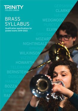 Trinity Brass Syllabus 2019-2022