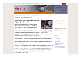 PATH: Vaccine Vial Monitor