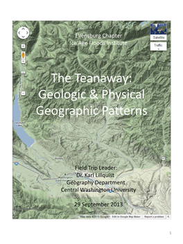 The Teanaway: Geologic & Physical Geographic Patterns