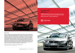 SUCCESS STORY BMW France “SEVEN’S Solution Is Like Our Cars in Many Ways