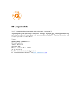 ITF Competition Rules