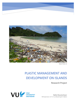 PLASTIC MANAGEMENT and DEVELOPMENT on ISLANDS Research Project