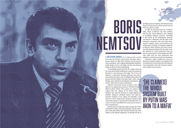 Boris Nemtsov 27 February 2015 Moscow, Russia