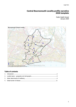 Central Bournemouth Locality Profile Narrative 2020 Template