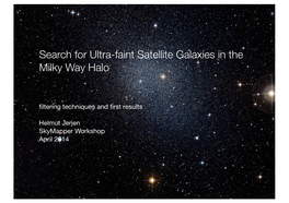 Search for Ultra-Faint Satellite Galaxies in the Milky Way Halo