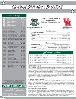Cleveland State Men's Basketball