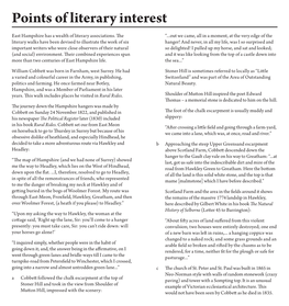 Points of Literary Interest