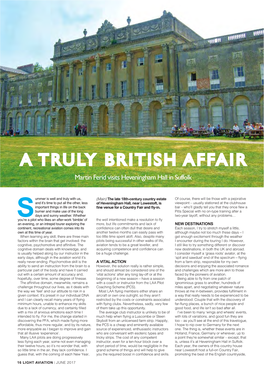 A TRULY BRITISH AFFAIR Martin Ferid Visits Heveningham Hall in Suffolk