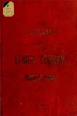 A History of Lehigh County