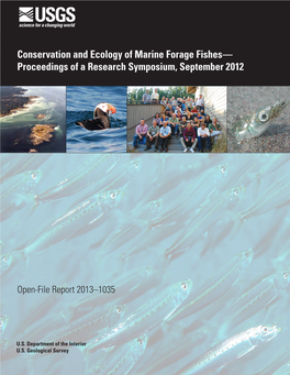 Conservation and Ecology of Marine Forage Fishes— Proceedings of a Research Symposium, September 2012