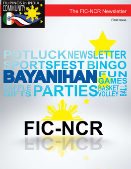 The FIC-NCR Newsletter