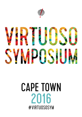 Virtuososym Virtuoso Symposium South African Airways Cape Town 2016 Welcomes You to Cape Town
