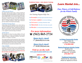 Learn Martial Arts