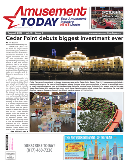 Cedar Point Debuts Biggest Investment Ever