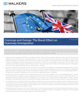 The Brexit Effect on Guernsey Immigration