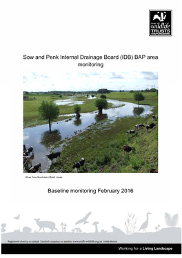 Sow and Penk Internal Drainage Board (IDB) BAP Area Monitoring