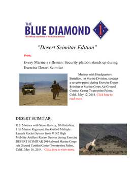 "Desert Scimitar Edition"