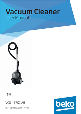 Vacuum Cleaner User Manual