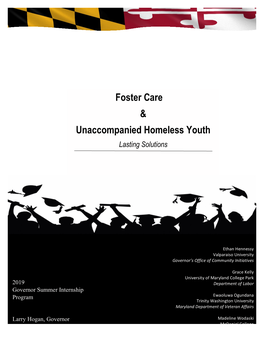 Foster Care and Unaccompanied Homeless Youth – Lasting Solutions