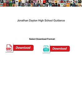 Jonathan Dayton High School Guidance