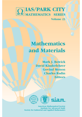 Mathematics and Materials