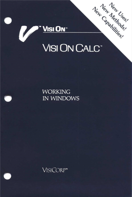 Visi on Calc Working in Windows.Pdf