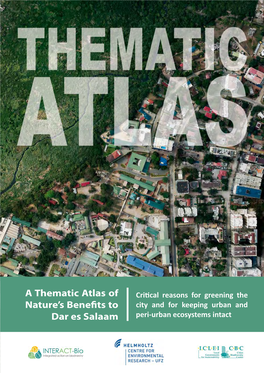 A Thematic Atlas of Nature's Benefits to Dar Es Salaam